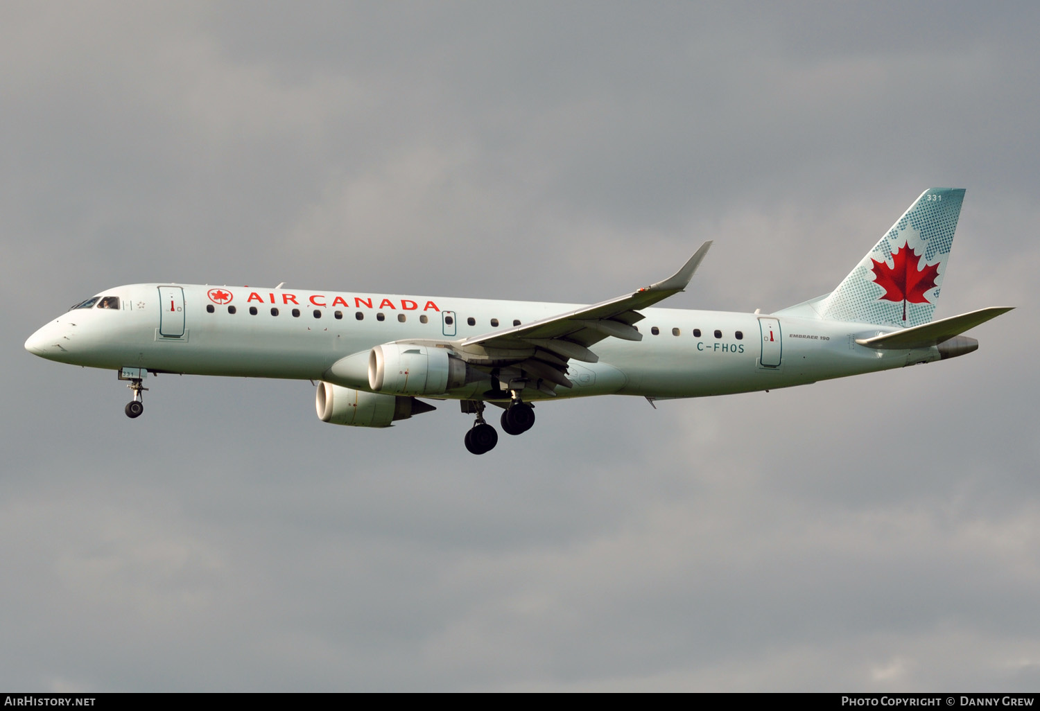 Aircraft Photo of C-FHOS | Embraer 190AR (ERJ-190-100IGW) | Air Canada | AirHistory.net #132244