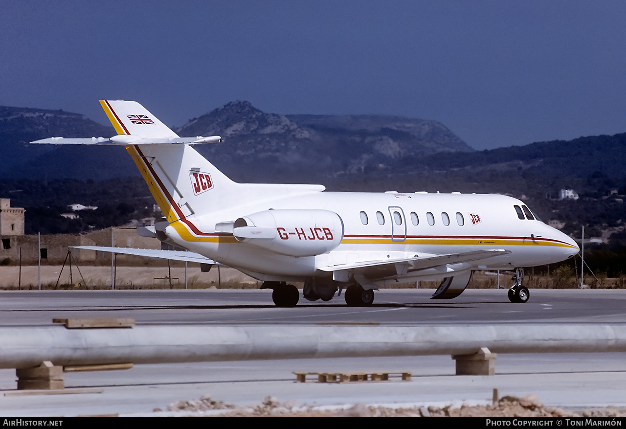Aircraft Photo of G-HJCB | British Aerospace BAe-125-1000A | JCB - J.C. Bamford Excavators | AirHistory.net #132269