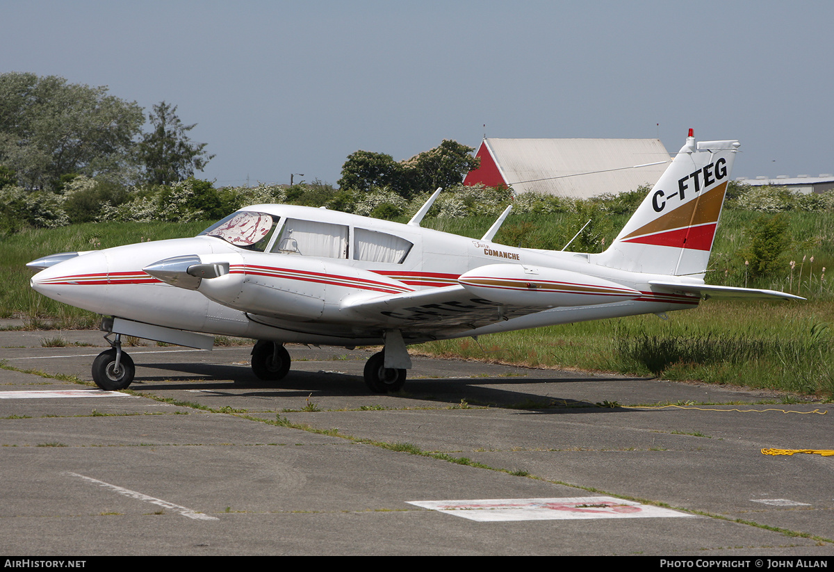 Aircraft Photo of C-FTEG | Piper PA-30-160 Twin Comanche | AirHistory.net #132313