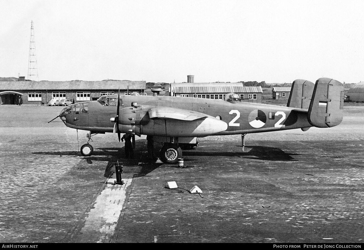 Aircraft Photo of 2-2 | North American B-25C Mitchell | Netherlands - Navy | AirHistory.net #132315