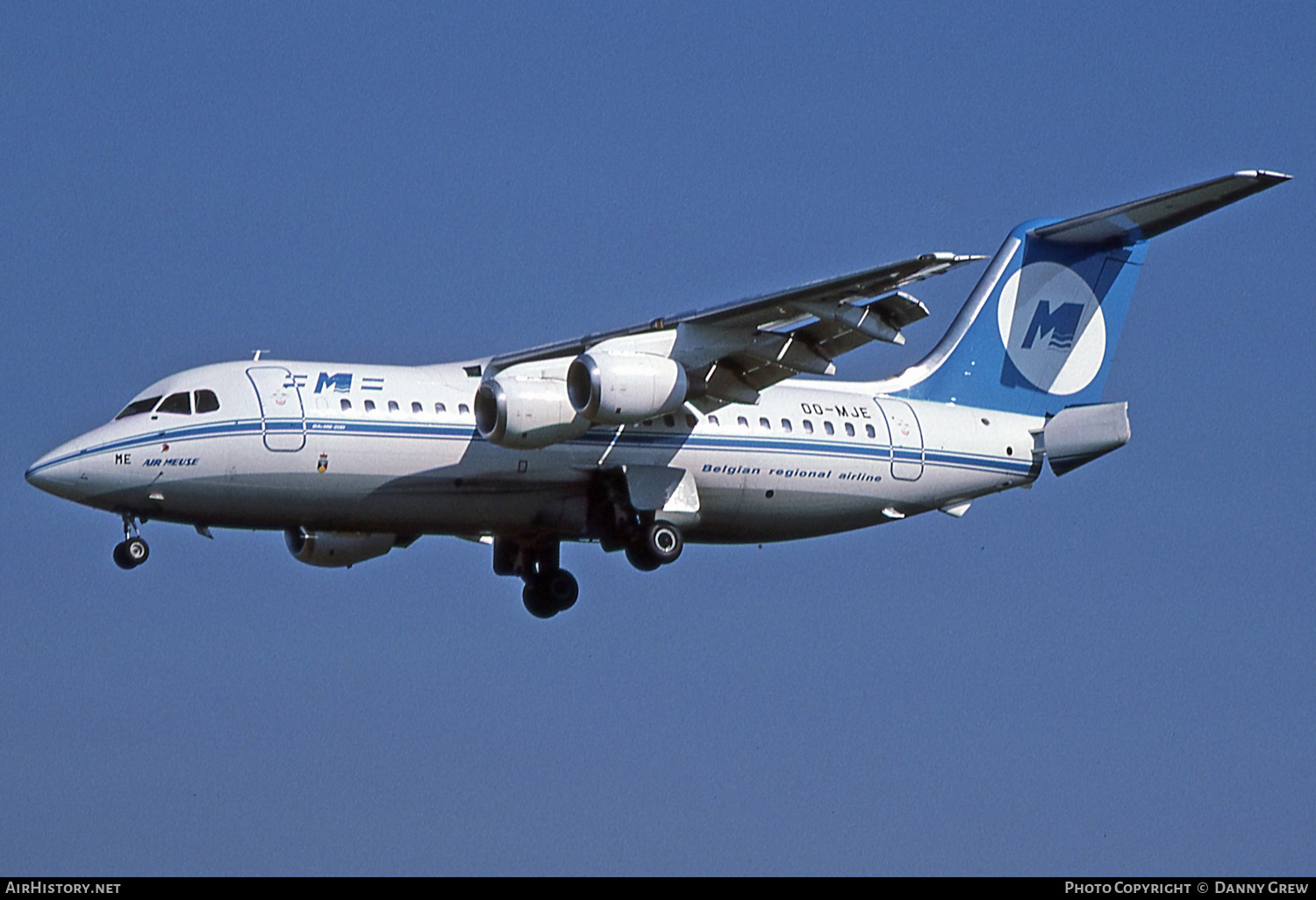 Aircraft Photo of OO-MJE | British Aerospace BAe-146-200 | Air Meuse | AirHistory.net #132323