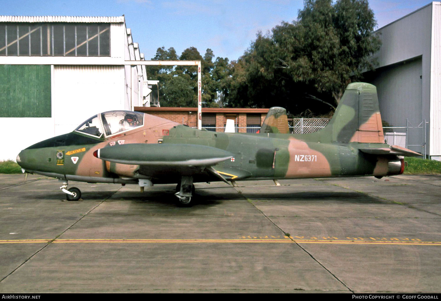 Aircraft Photo of VH-ONP / NZ6371 | BAC 167 Strikemaster Mk88 | New Zealand - Air Force | AirHistory.net #132335