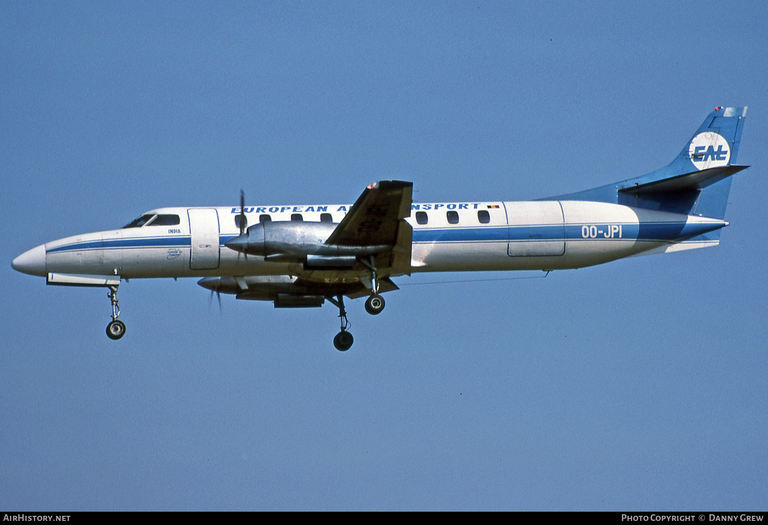 Aircraft Photo of OO-JPI | Fairchild Swearingen SA-226TC Metro II | European Air Transport - EAT | AirHistory.net #132375