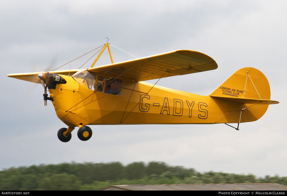 Aircraft Photo of G-ADYS | Aeronca C-3 Collegian | London Air Park Flying Club | AirHistory.net #132409