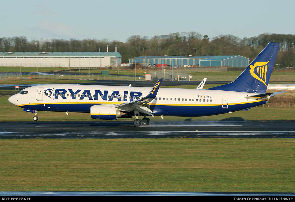 Aircraft Photo of EI-FEI | Boeing 737-8AS | Ryanair | AirHistory.net #132432