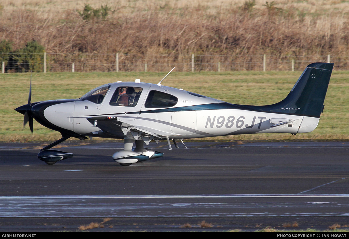 Aircraft Photo of N986JT | Cirrus SR-22T G5-GTS Platinum | AirHistory.net #132435