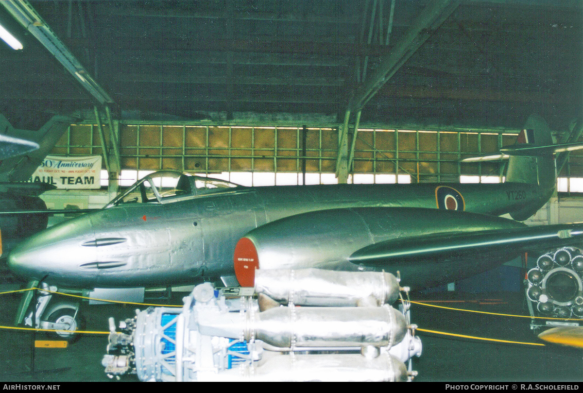 Aircraft Photo of VT260 | Gloster Meteor F4 | UK - Air Force | AirHistory.net #132444