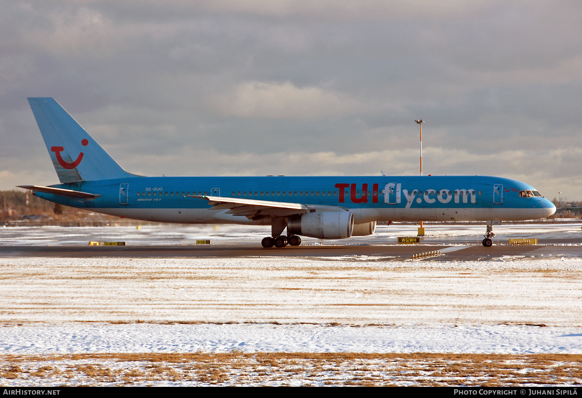 Aircraft Photo of SE-DUO | Boeing 757-236 | TUIfly Nordic | AirHistory.net #132462