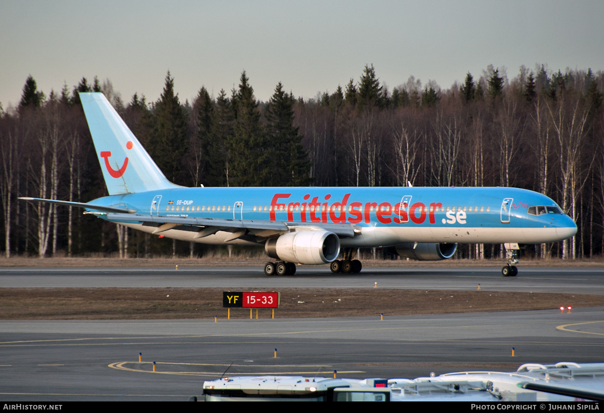 Aircraft Photo of SE-DUP | Boeing 757-236 | TUIfly Nordic | AirHistory.net #132466