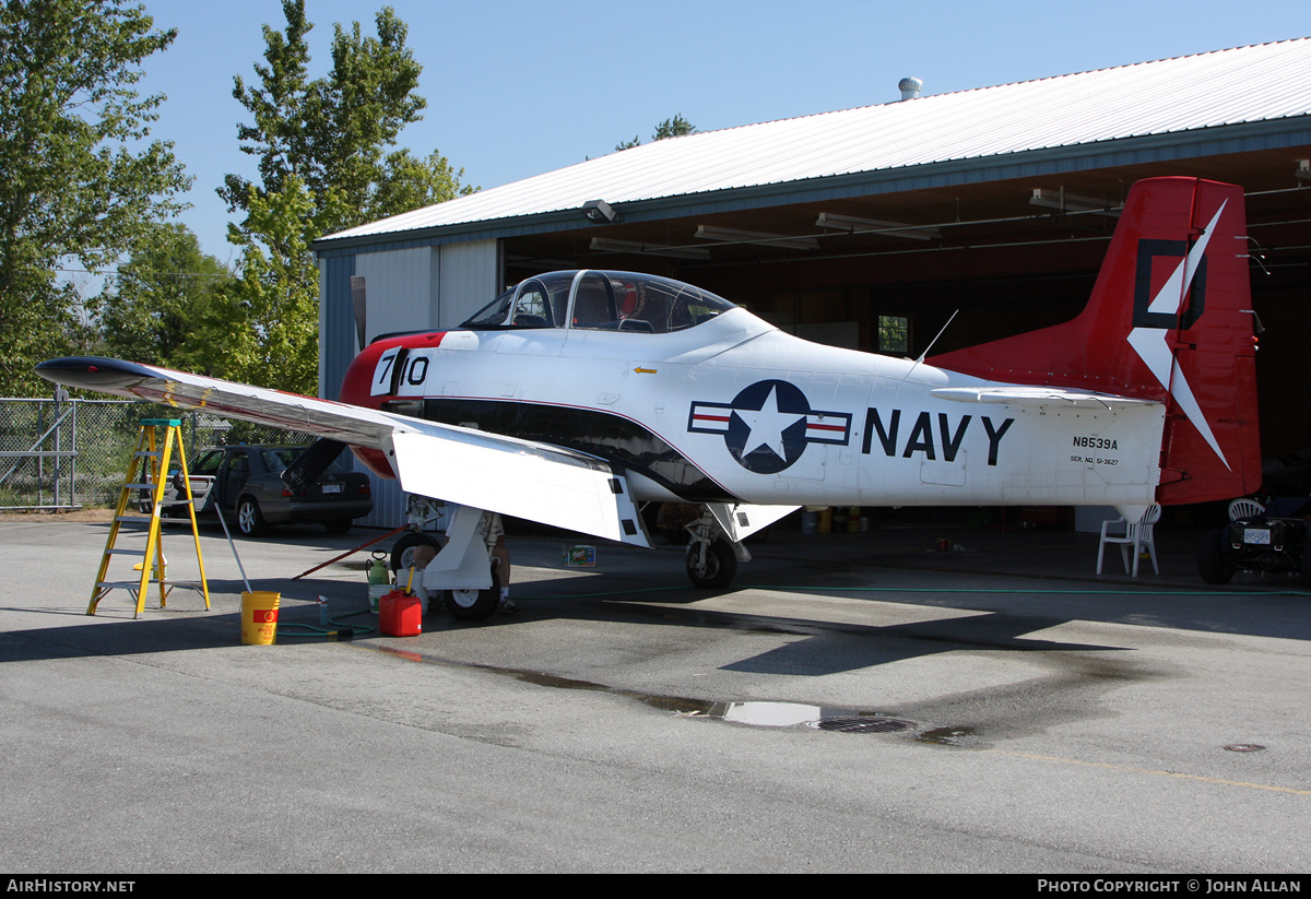 Aircraft Photo of N8539A / 51-3627 | North American T-28A Trojan | USA - Navy | AirHistory.net #132468