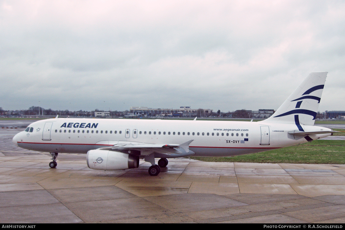 Aircraft Photo of SX-DVY | Airbus A320-232 | Aegean Airlines | AirHistory.net #132509