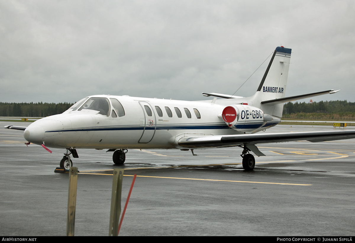 Aircraft Photo of OE-GBC | Cessna 550 Citation II | Bannert Air | AirHistory.net #132564