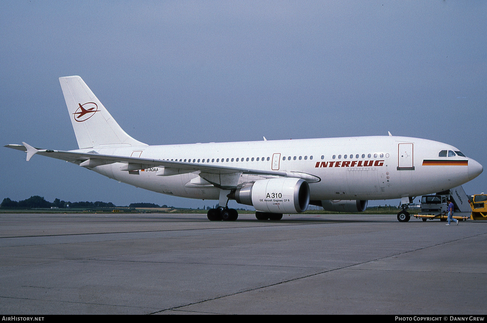 Aircraft Photo of D-AOAA | Airbus A310-304 | Interflug | AirHistory.net #132591