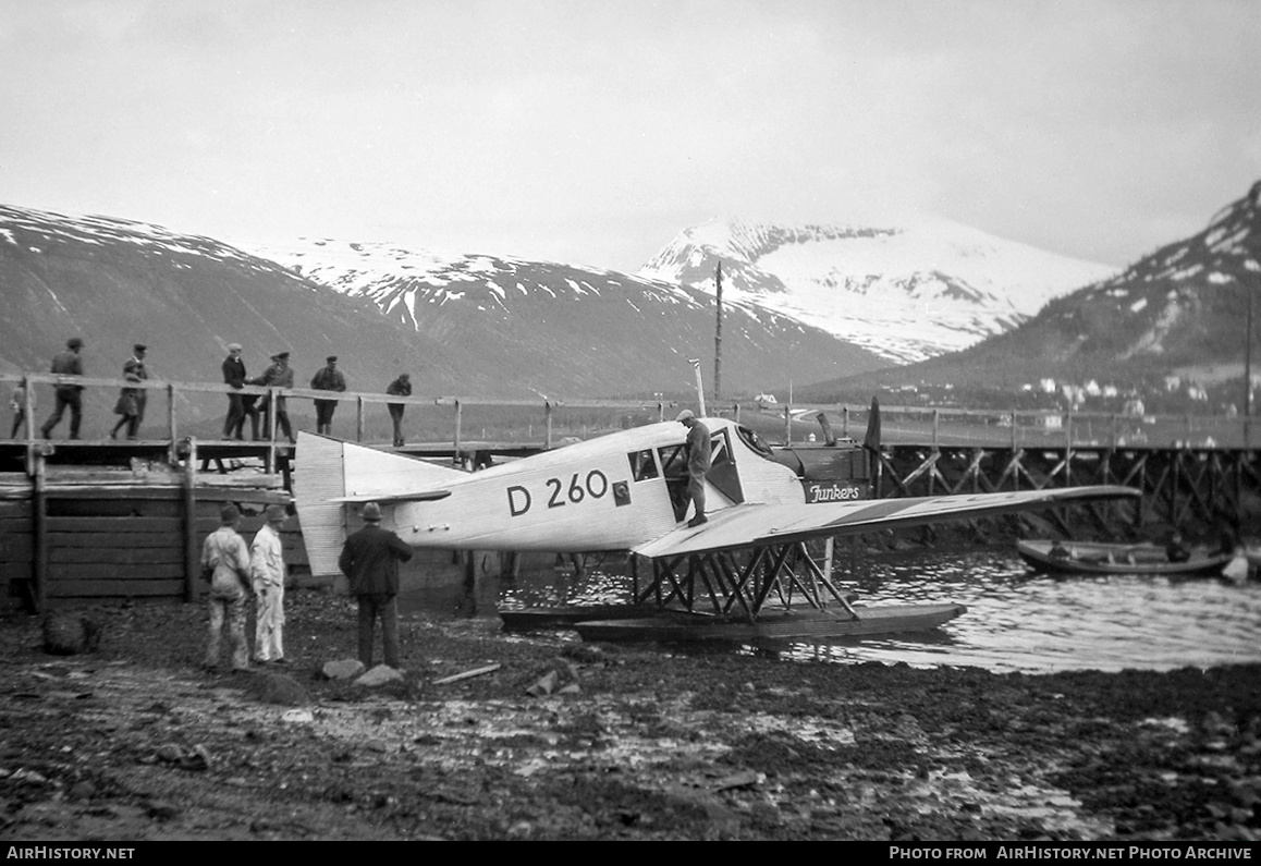 Aircraft Photo of D-260 | Junkers F 13 | Junkers Luftverkehr | AirHistory.net #132602