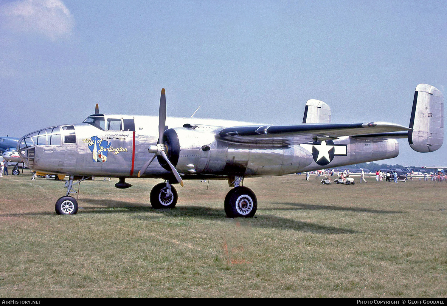 Aircraft Photo of N10V | North American B-25H Mitchell | USA - Air Force | AirHistory.net #132616