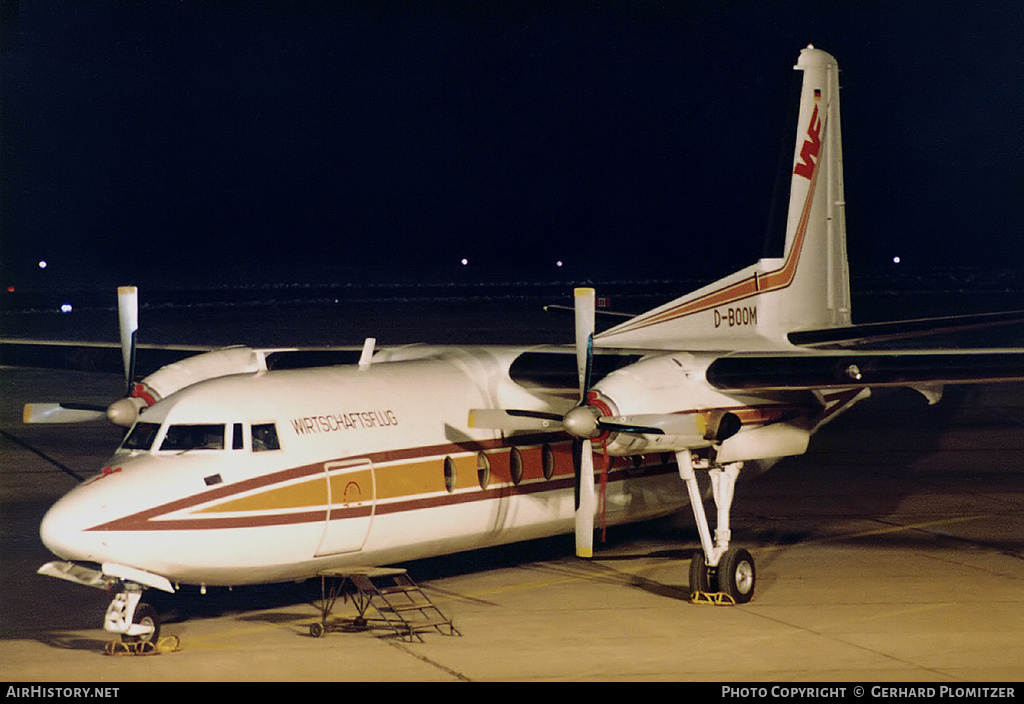 Aircraft Photo of D-BOOM | Fairchild F-27J | WF - Wirtschaftsflug | AirHistory.net #132624