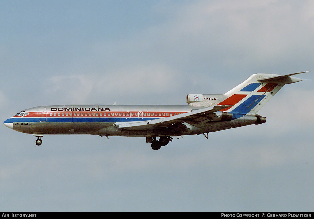 Aircraft Photo of HI-312CT | Boeing 727-173C | Dominicana | AirHistory.net #132625
