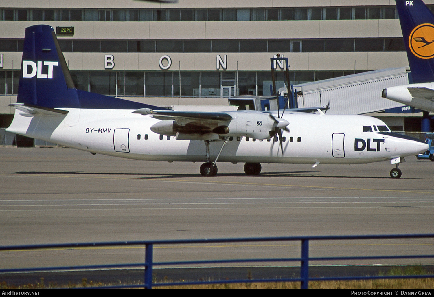 Aircraft Photo of OY-MMV | Fokker 50 | DLT - Deutsche Luftverkehrsgesellschaft | AirHistory.net #132647