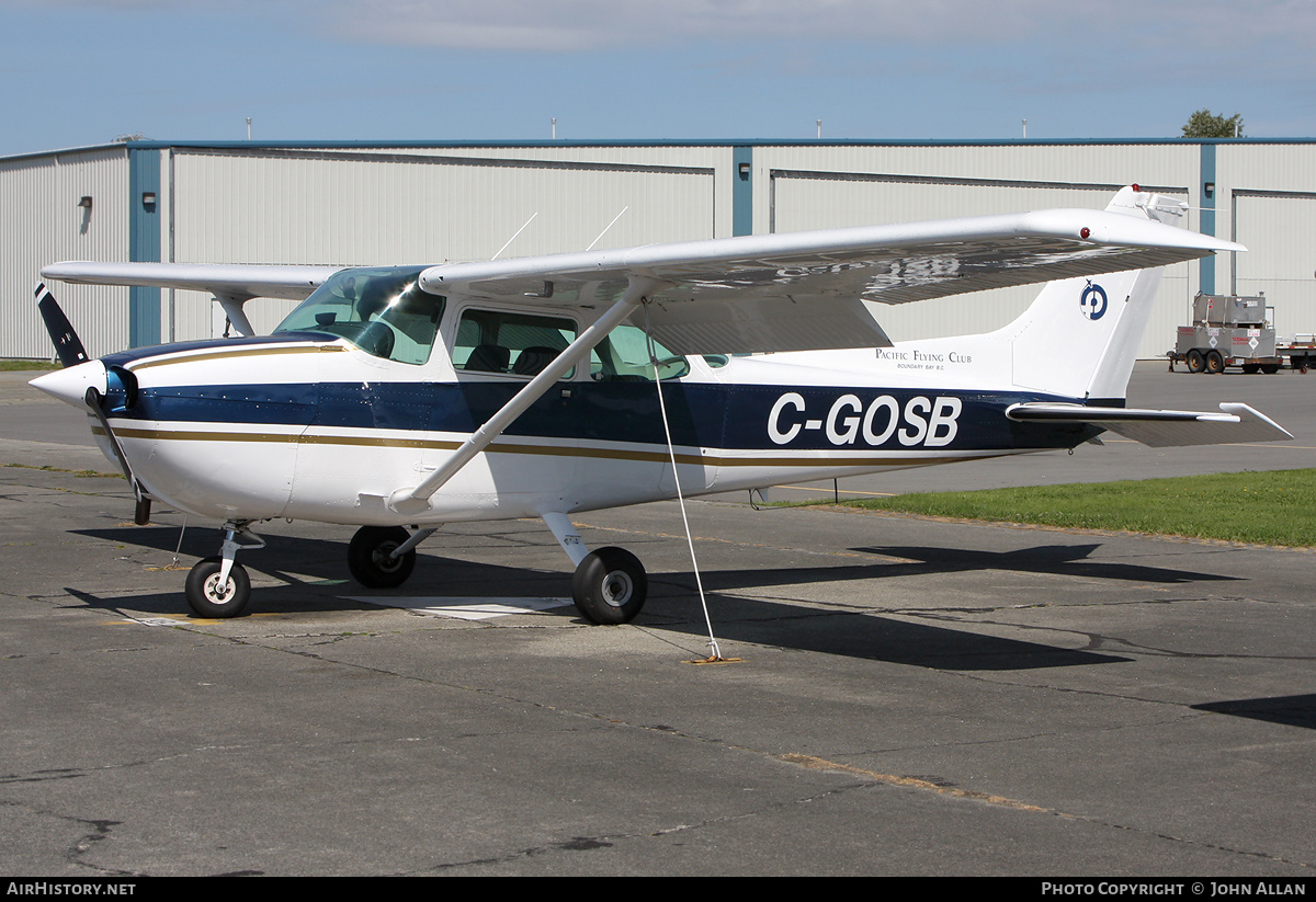 Aircraft Photo of C-GOSB | Cessna 172P Skyhawk | Pacific Flying Club | AirHistory.net #132731
