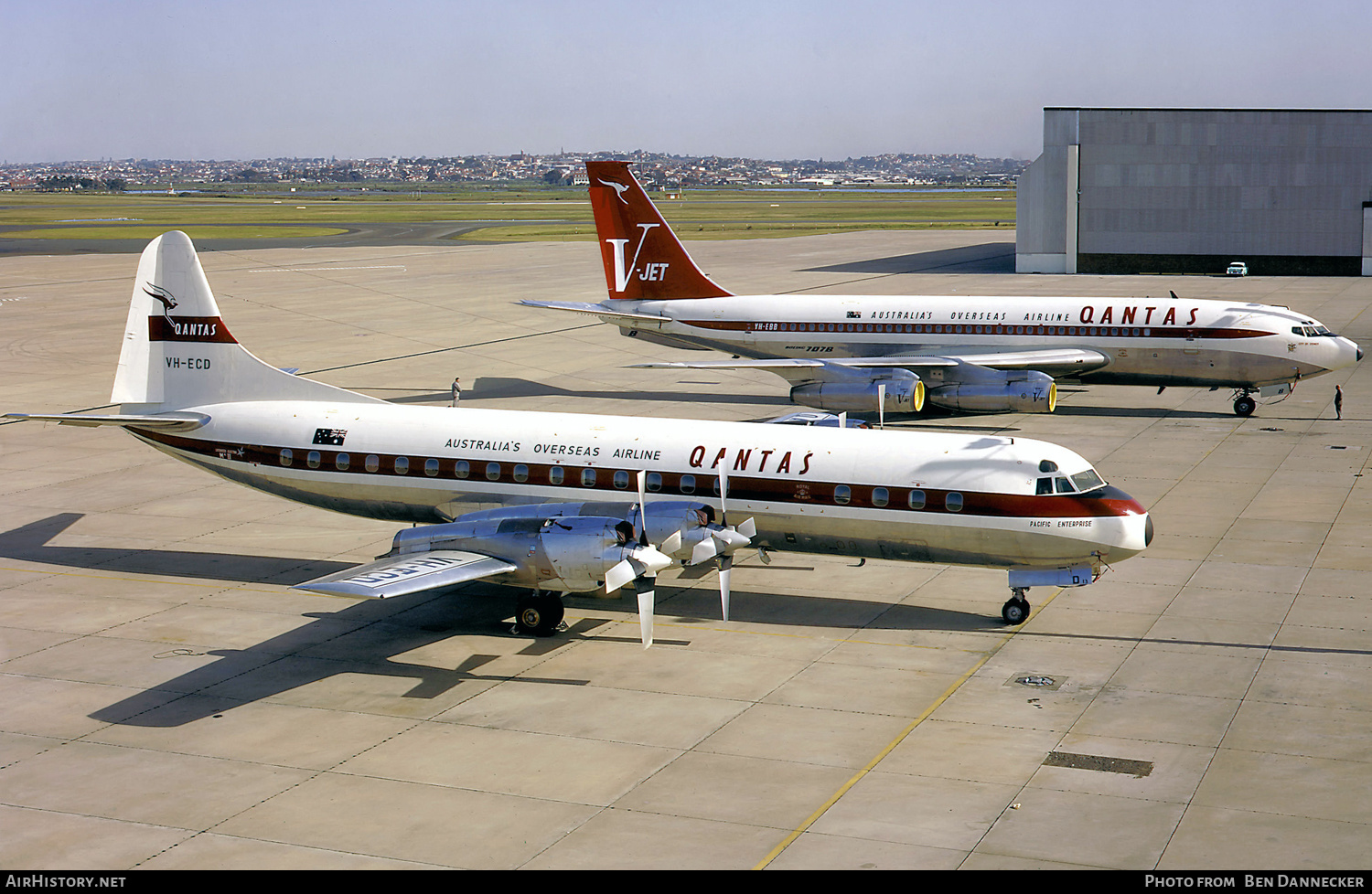 Aircraft Photo of VH-ECD | Lockheed L-188C Electra | Qantas | AirHistory.net #132745