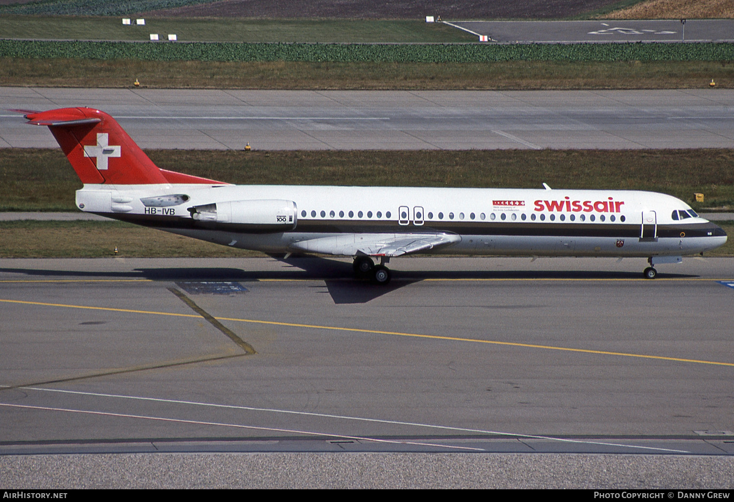 Aircraft Photo of HB-IVB | Fokker 100 (F28-0100) | Swissair | AirHistory.net #132755