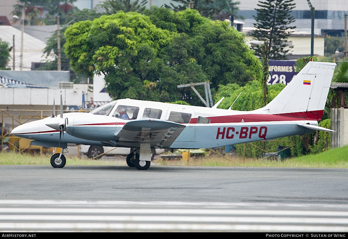 Aircraft Photo of HC-BPQ | Piper PA-34-200T Seneca II | Tevcol - Transportadora Ecuatoriana de Valores | AirHistory.net #132761