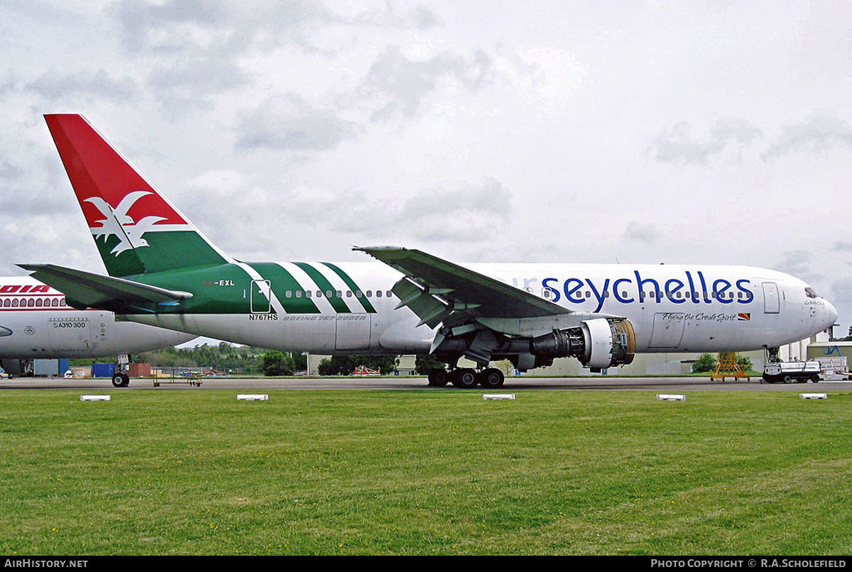 Aircraft Photo of N767HS | Boeing 767-204(ER) | Air Seychelles | AirHistory.net #132767