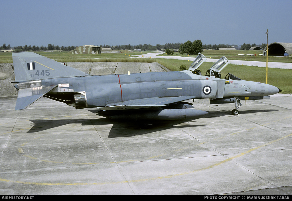 Aircraft Photo of 68-0445 / 69-445 | McDonnell Douglas F-4E Phantom II | Greece - Air Force | AirHistory.net #132780
