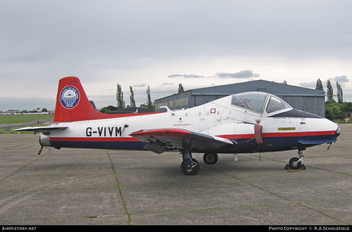 Aircraft Photo of G-VIVM | BAC 84 Jet Provost T5A | International Test Pilots School | AirHistory.net #132810