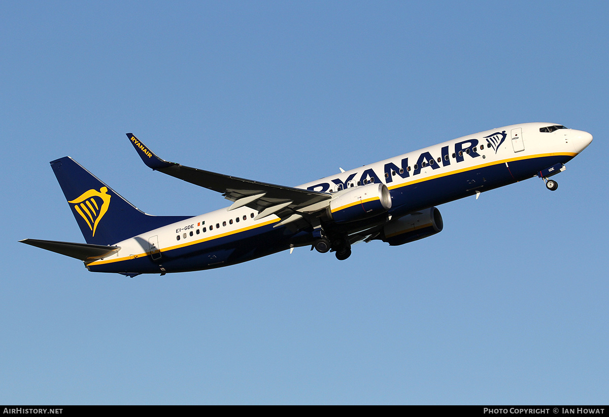 Aircraft Photo of EI-GDE | Boeing 737-800 | Ryanair | AirHistory.net #132819