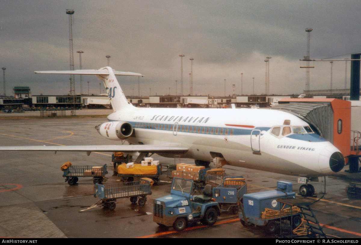 Aircraft Photo of LN-RLO | McDonnell Douglas DC-9-21 | Scandinavian Airlines - SAS | AirHistory.net #132829