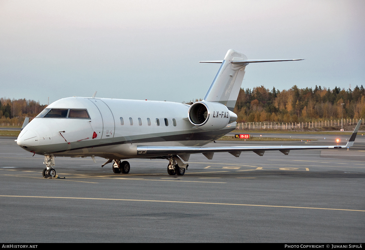 Aircraft Photo of LX-FAZ | Canadair Challenger 604 (CL-600-2B16) | AirHistory.net #132842