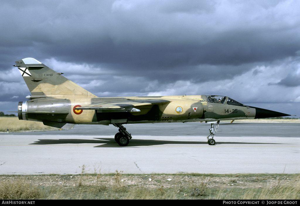 Aircraft Photo of C14-50 | Dassault Mirage F1CE | Spain - Air Force | AirHistory.net #132867