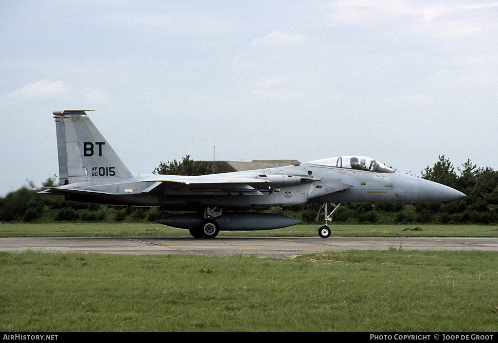 Aircraft Photo of 80-0015 / AF80-015 | McDonnell Douglas F-15C Eagle | USA - Air Force | AirHistory.net #132871