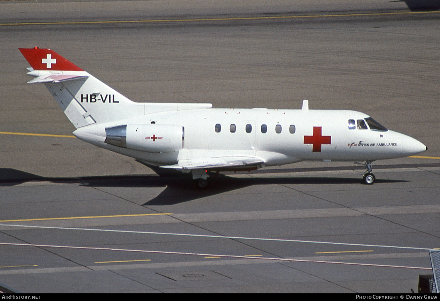 Aircraft Photo of HB-VIL | British Aerospace BAe-125-800B | REGA - Swiss Air Ambulance | AirHistory.net #132875