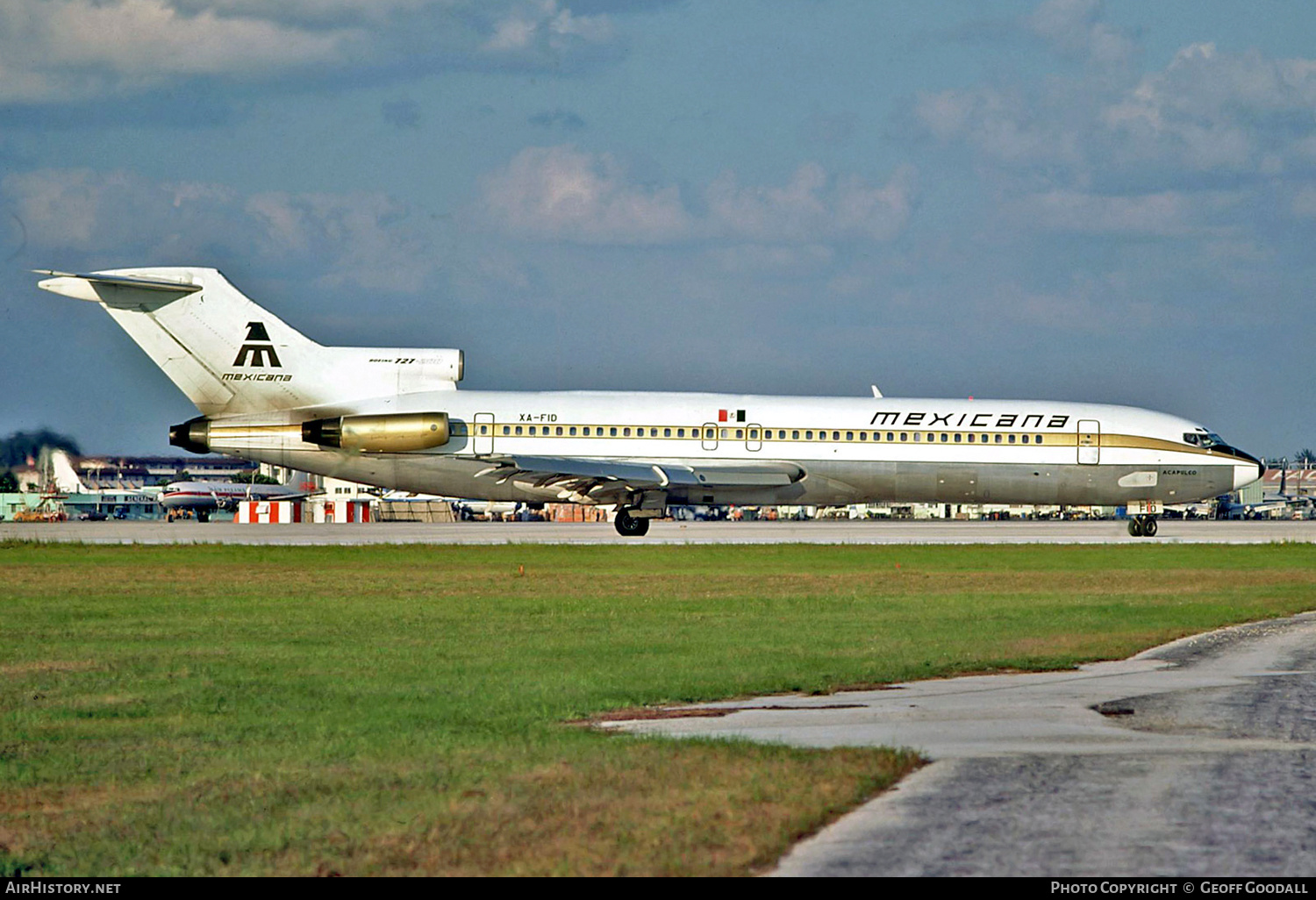 Aircraft Photo of XA-FID | Boeing 727-264/Adv | Mexicana | AirHistory.net #132888