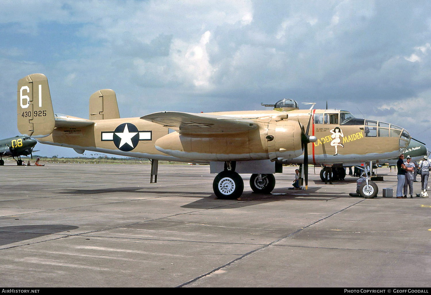 Aircraft Photo of N9494Z / 430925 | North American B-25J Mitchell | USA - Air Force | AirHistory.net #132896
