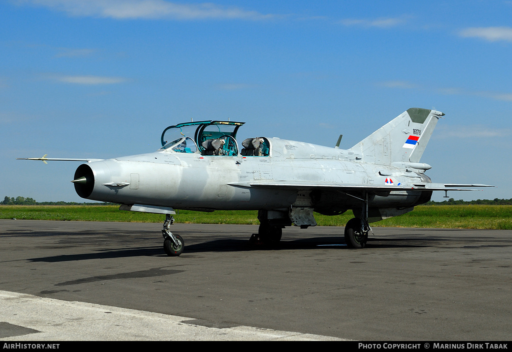 Aircraft Photo of 16178 | Mikoyan-Gurevich MiG-21UM | Serbia - Air Force | AirHistory.net #132899
