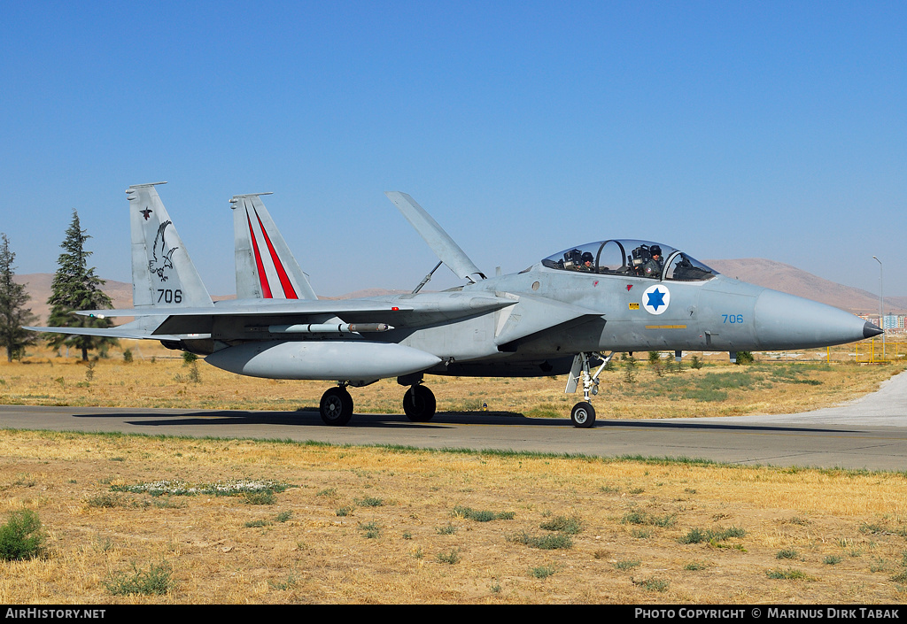 Aircraft Photo of 706 | McDonnell Douglas F-15D Baz | Israel - Air Force | AirHistory.net #132919