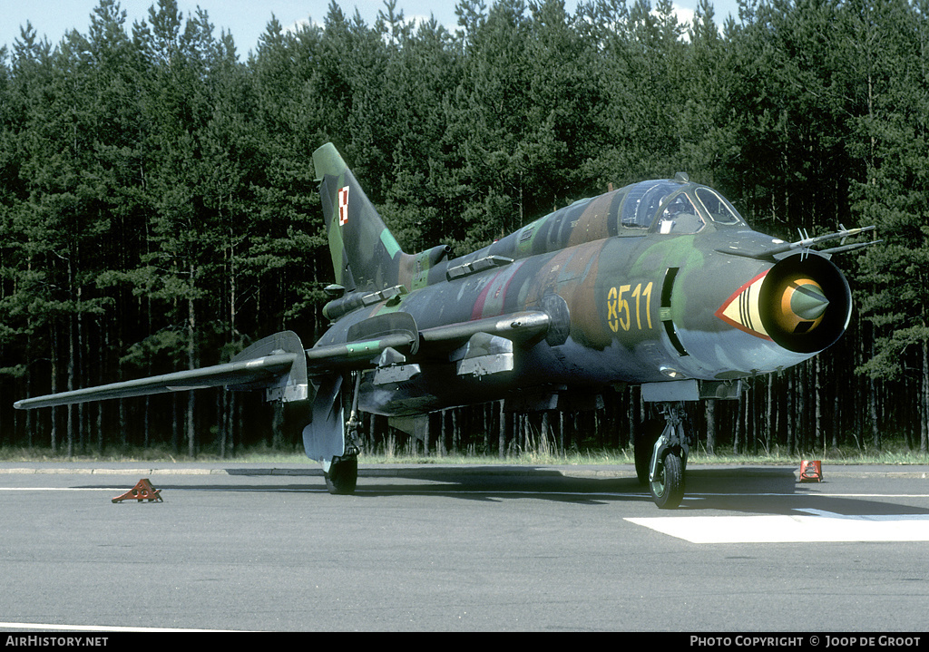 Aircraft Photo of 8511 | Sukhoi Su-22M4 | Poland - Air Force | AirHistory.net #132921