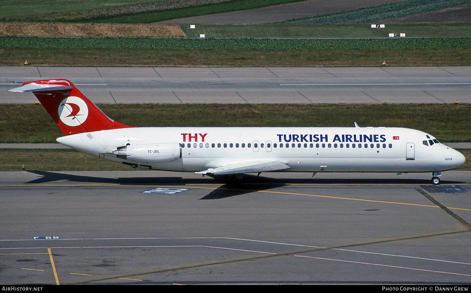 Aircraft Photo of TC-JBL | McDonnell Douglas DC-9-32 | THY Türk Hava Yolları - Turkish Airlines | AirHistory.net #132931