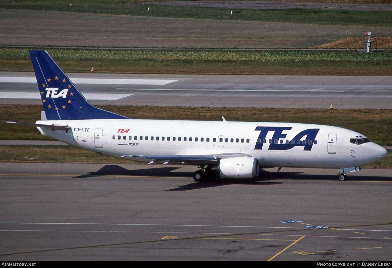 Aircraft Photo of OO-LTG | Boeing 737-3M8 | TEA - Trans European Airways | AirHistory.net #132933