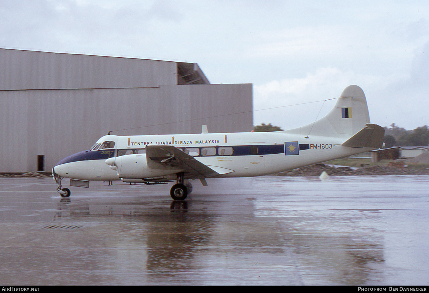 Aircraft Photo of FM-1603 | De Havilland D.H. 114 Heron 2D | Malaysia - Air Force | AirHistory.net #133043