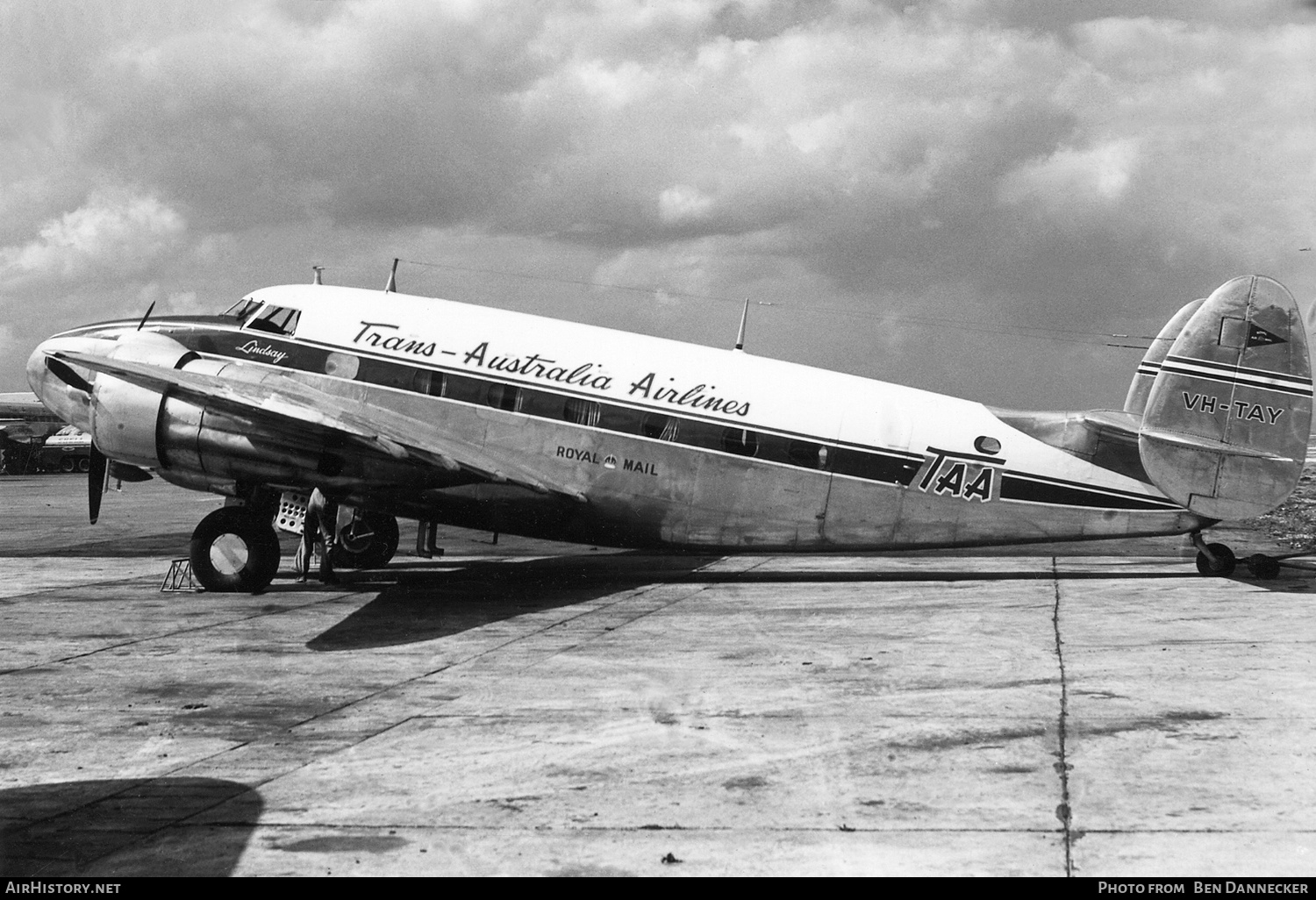 Aircraft Photo of VH-TAY | Lockheed 18-56 Lodestar | Trans-Australia Airlines - TAA | AirHistory.net #133044