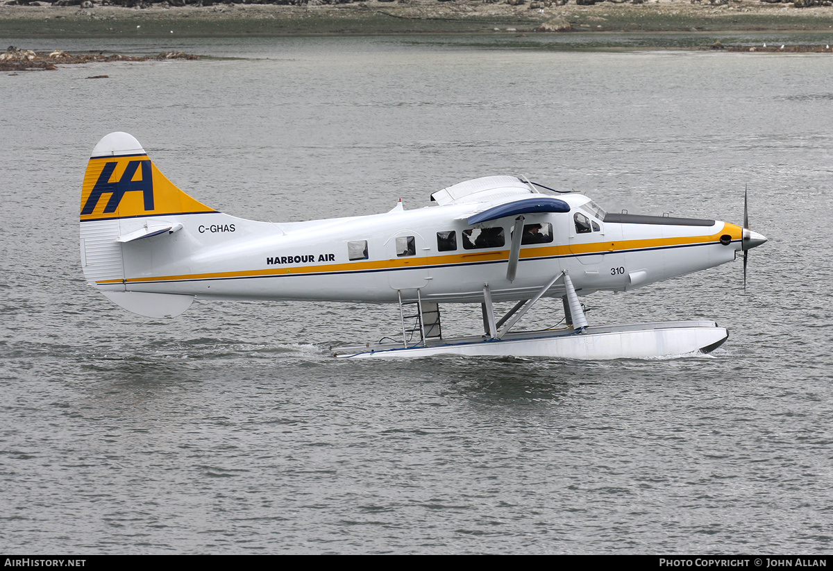 Aircraft Photo of C-GHAS | Vazar DHC-3T Turbine Otter | Harbour Air | AirHistory.net #133076