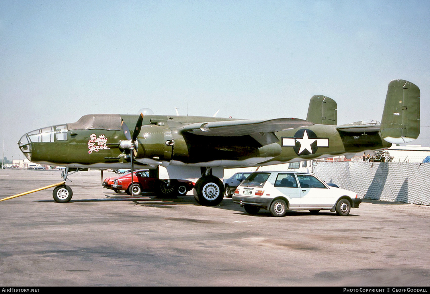 Aircraft Photo of N3675G | North American B-25J Mitchell | USA - Air Force | AirHistory.net #133080