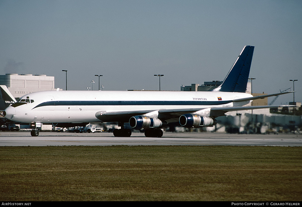 Aircraft Photo of YV-445C | Douglas DC-8-54(F) | Interamericana | AirHistory.net #133095