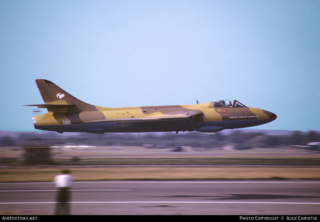 Aircraft Photo of 580 | Hawker Hunter F59 | Hawker Siddeley | AirHistory.net #133105