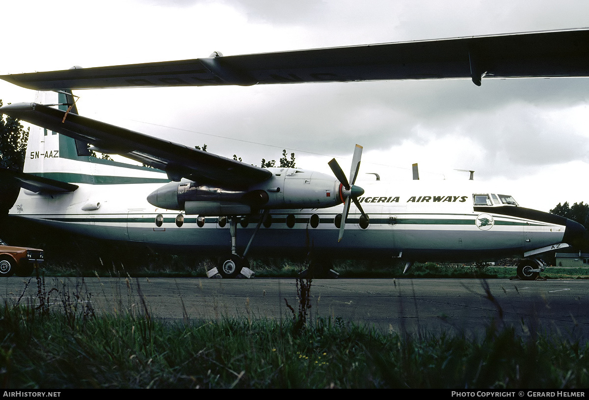 Aircraft Photo of 5N-AAZ | Fokker F27-200 Friendship | Nigeria Airways | AirHistory.net #133108