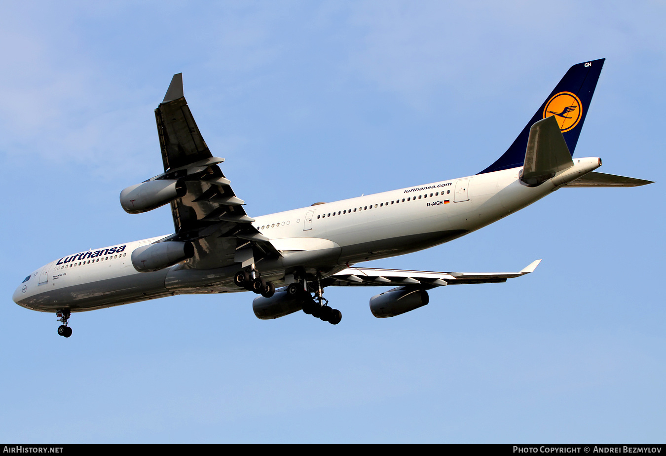 Aircraft Photo of D-AIGH | Airbus A340-311 | Lufthansa | AirHistory.net #133119